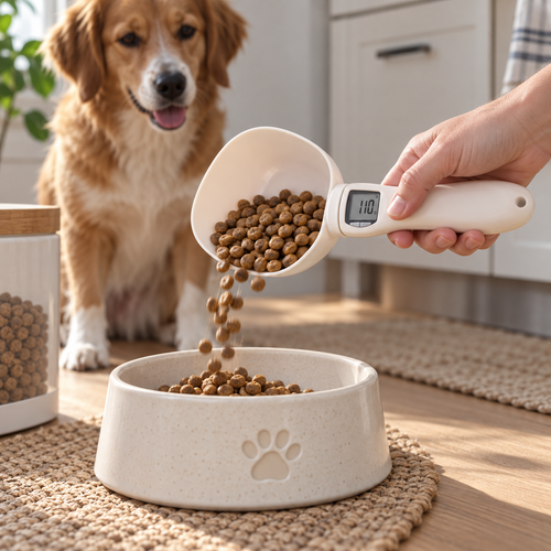 Digital Pet Food Scoop - Weighing Spoon with LCD Display
