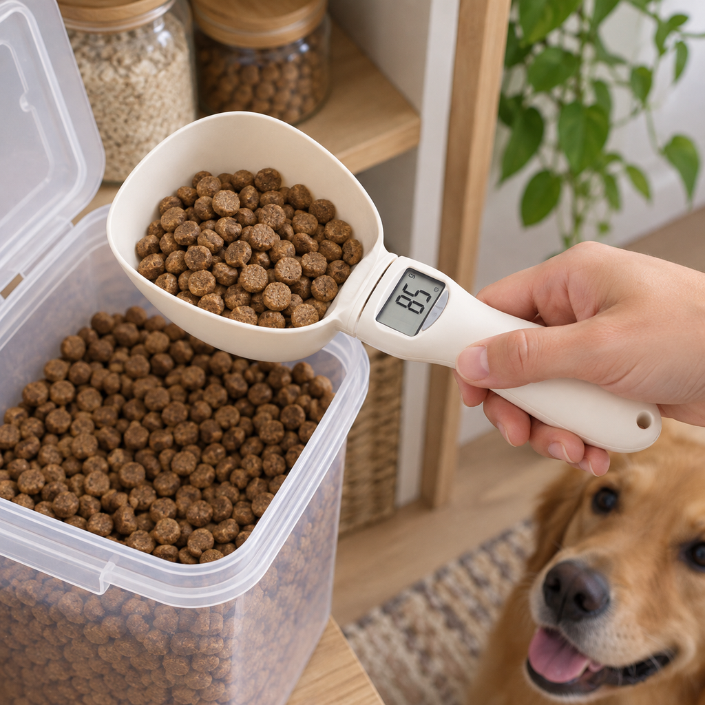 Digital Pet Food Scoop - Weighing Spoon with LCD Display