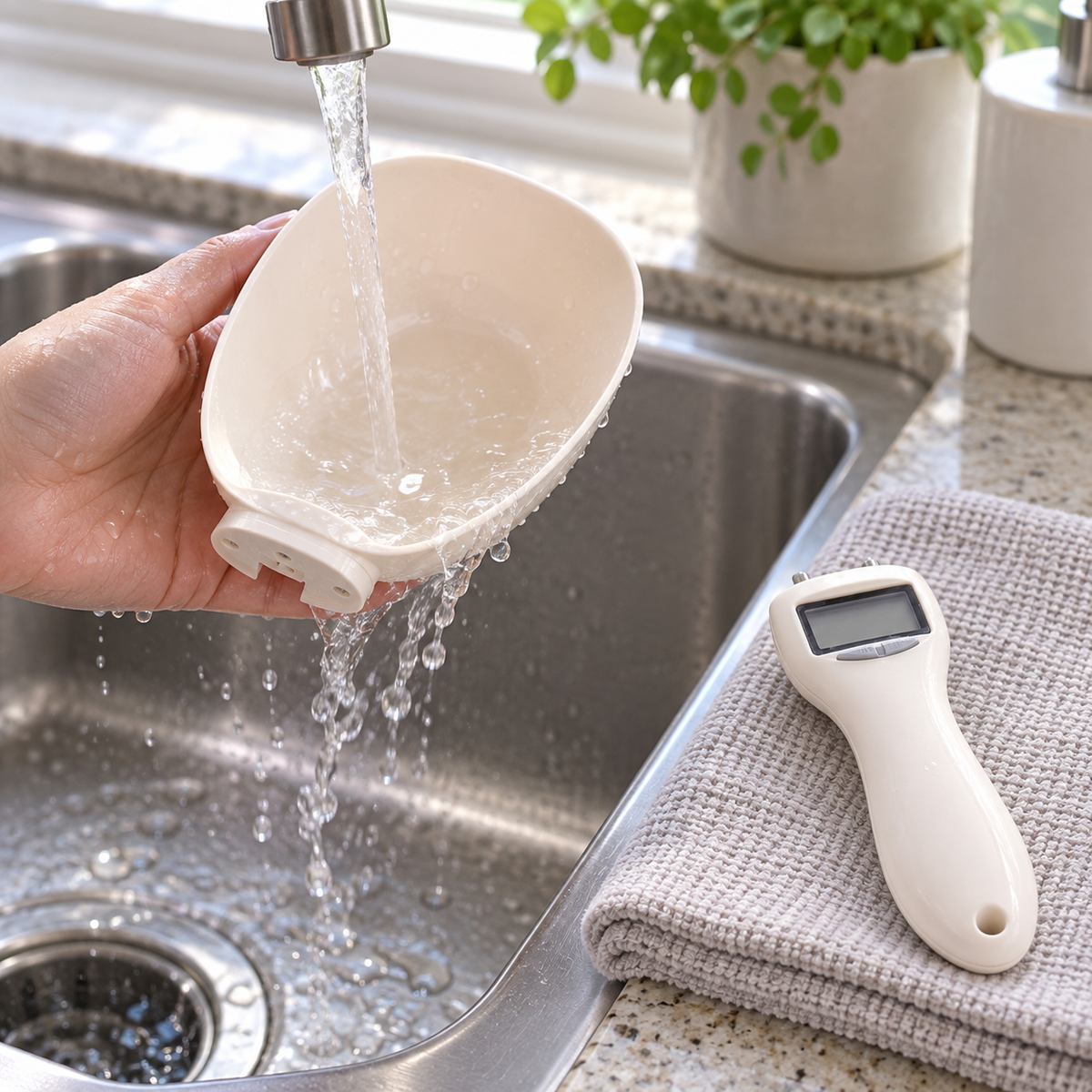 Digital Pet Food Scoop - Weighing Spoon with LCD Display