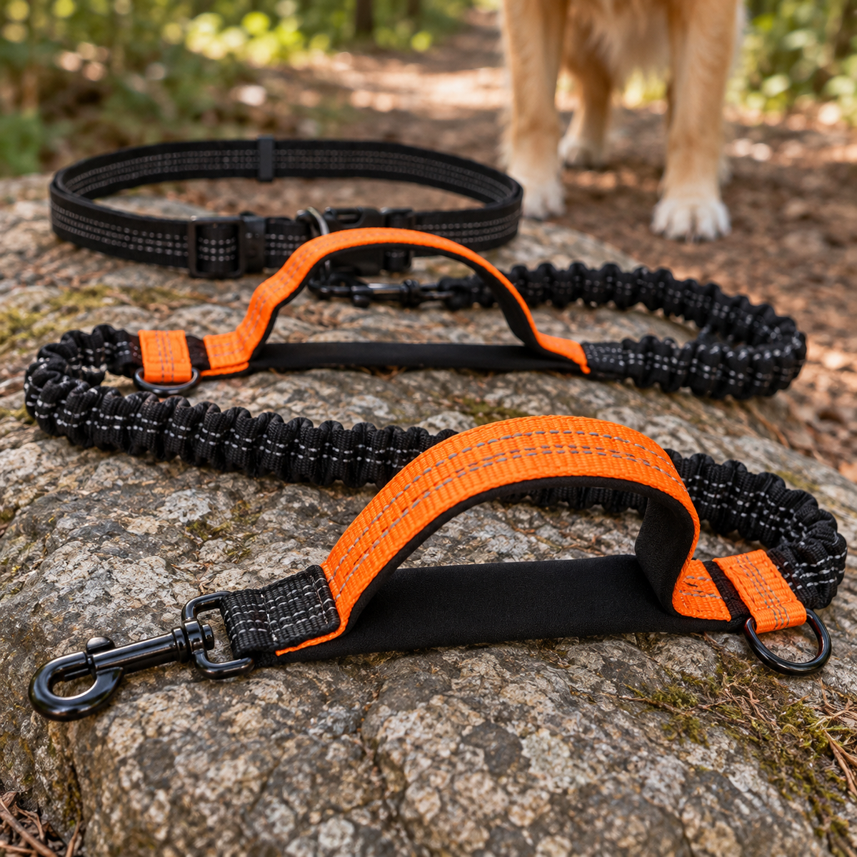 Hands-Free Bungee Dog Leash - Running & Walking