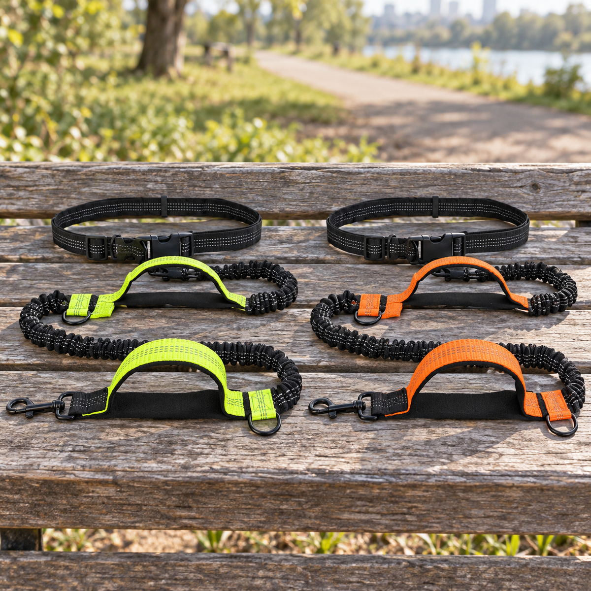 Hands-Free Bungee Dog Leash - Running & Walking