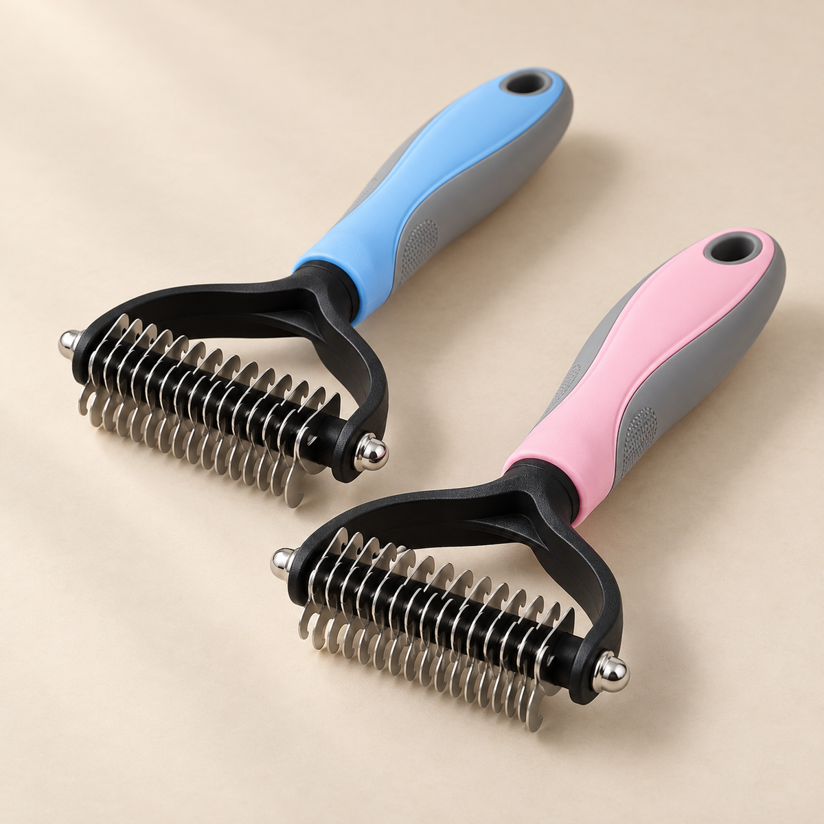 Double-Sided Undercoat Rake - Dematting & Deshedding Comb