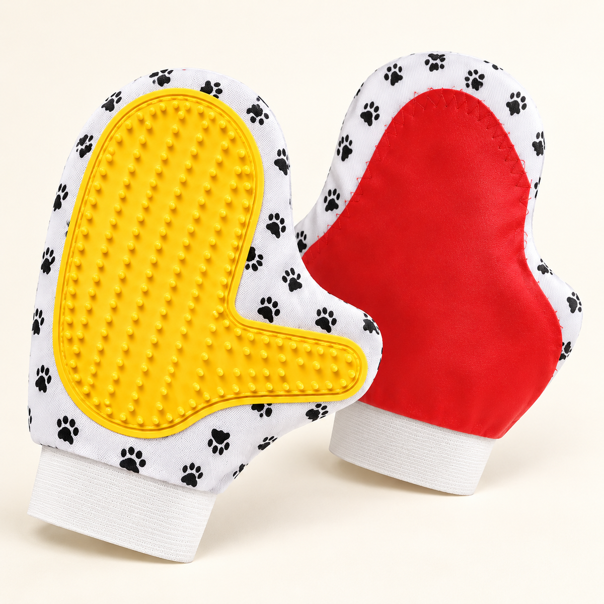 Pet Grooming Glove - Deshedding Mitt for Cats & Dogs